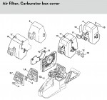 Stihl MS 360 C Gasoline Chainsaw Spare Parts